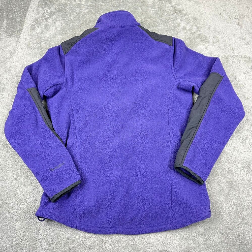 LL Bean Size XS Womens Purple PolarTec Wind Pro Full Zip Fleece Jacket - Picture 2 of 9